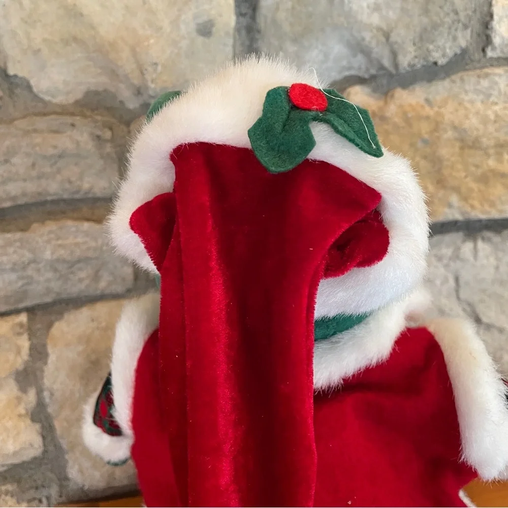Kurt Adler Singing Croaking Plush Christmas Frog Musical Jingle Bells 10